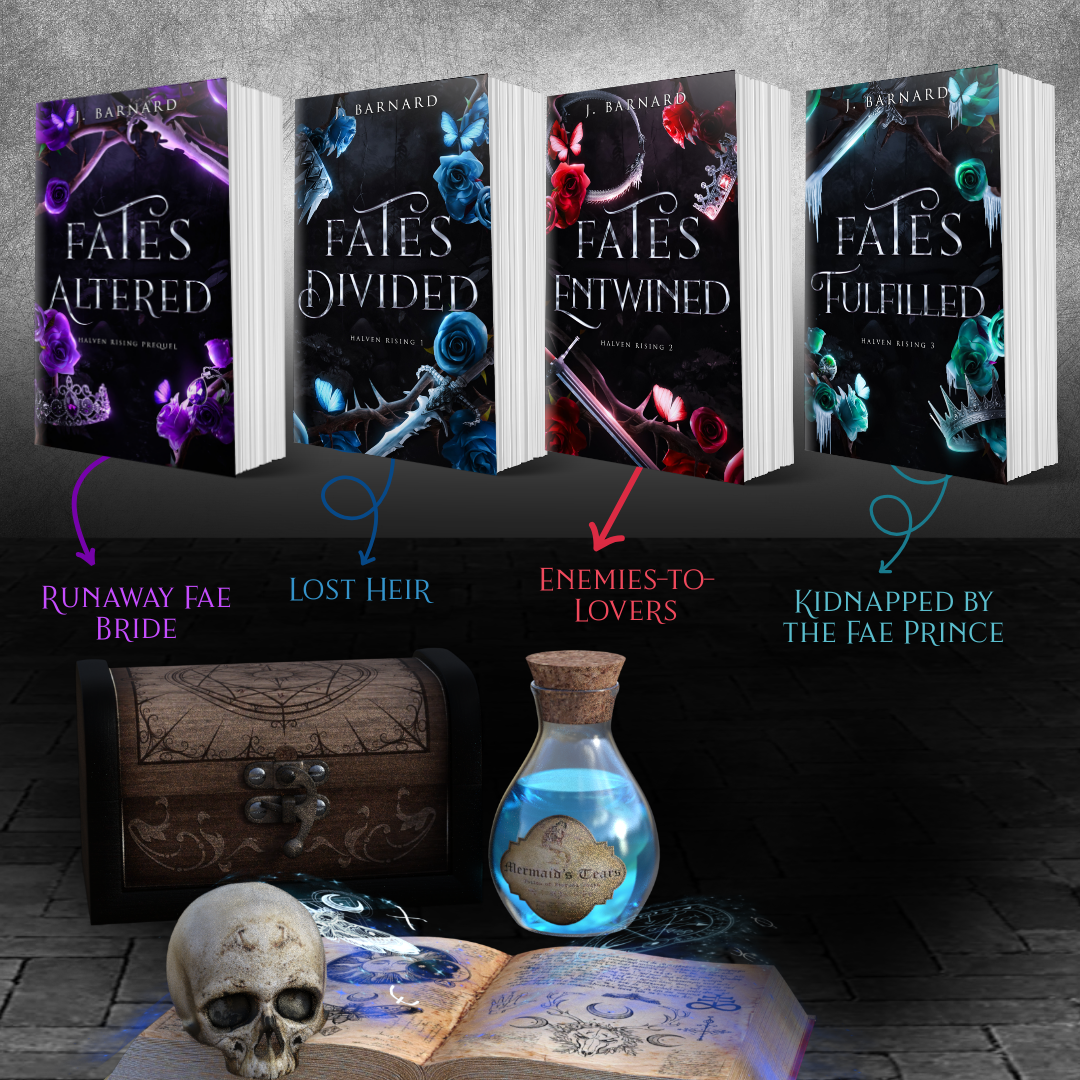Romantasy Paperback Bundle -- Halven Rising Series